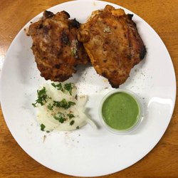 Shali's Indian Kitchen On Wheels - Tandoori Chicken with Mint Chutney & Onion