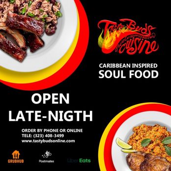 Tasty Buds - Caribbean inspired soul food and open late at night - Soul Food Near Me - Oceanside, California