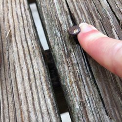 Beach Realty & Construction & Kitty Hawk Rentals - Lifted nails riddled along the deck