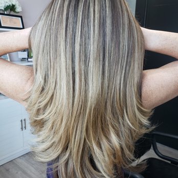 Crystal Maury Hair Studio - Partial Highlight and haircut - Hair Salons Near Me - Orlando, Florida