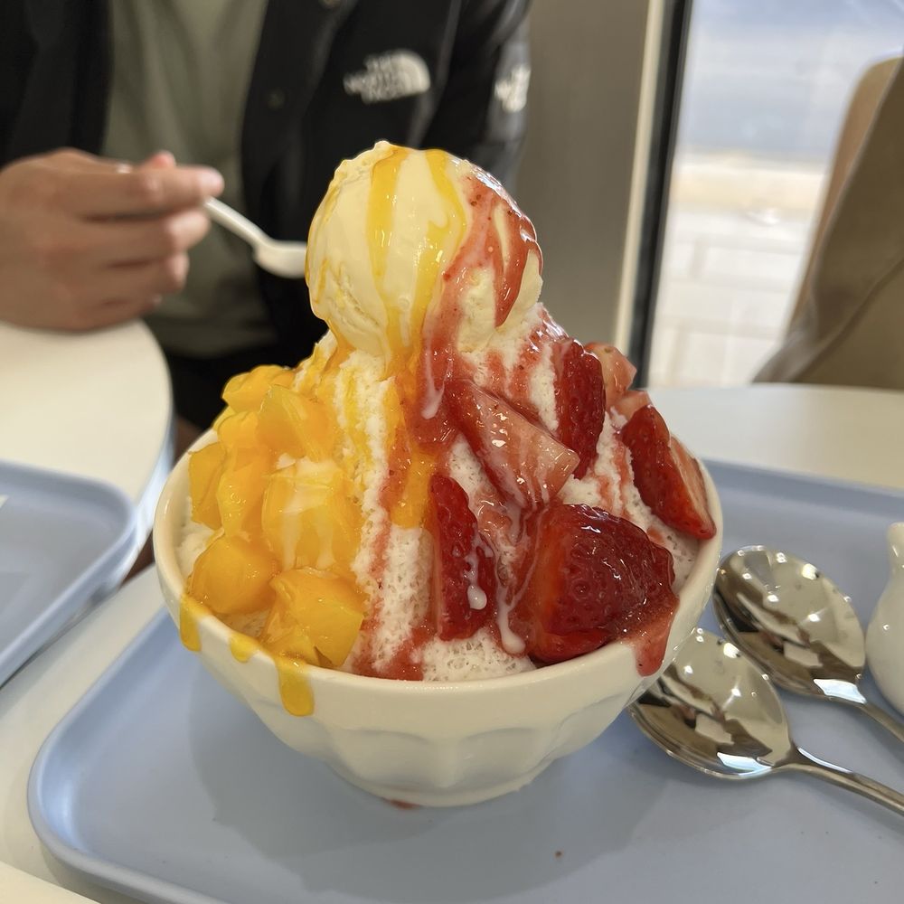 D For Dessert - Mango Strawberry - Shaved Ice Near Me - Hollywood, Florida D For Dessert - Mango Strawberry - Shaved Ice Near Me - Hollywood, Florida