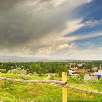 Sleeping Bear RV Park - View overlooking Lander from the edge of the campground - RV Parks Near Me - Lander, Wyoming