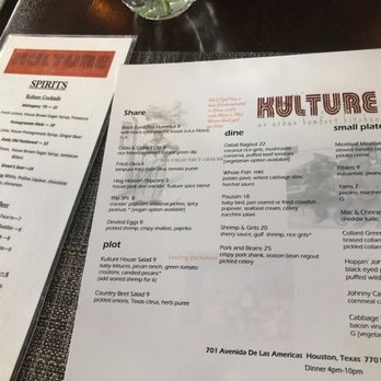 Kulture - Southern Near Me - Houston, Texas Kulture - Southern Near Me - Houston, Texas