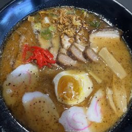 Tonkotsu black garlic ramen Tonkotsu black garlic ramen