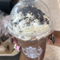 Target - mocha cuckoo crumble with whipped cream that I didn't ask for