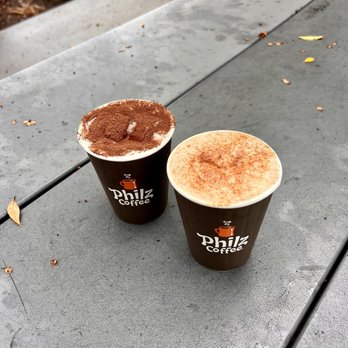 Philz Coffee - tiramisu and apple cinnamon roll lattes - Coffee & Tea Near Me - Costa Mesa, California Philz Coffee - tiramisu and apple cinnamon roll lattes - Coffee & Tea Near Me - Costa Mesa, California