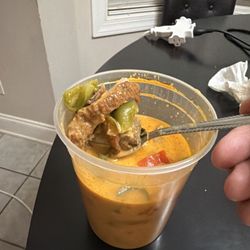Thai Y'all - This is all the duck you get in the half duck curry???!!!! $20.99?