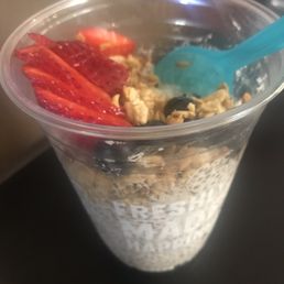 Chia berry parfait Chia berry parfait