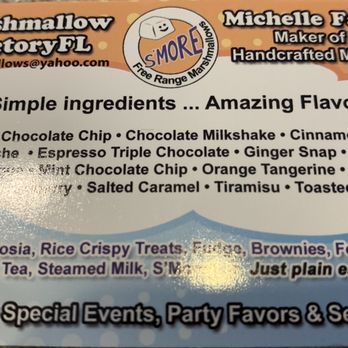 Marshmallow Factory - Just some typical marshmallow flavors ... lol - Chocolatiers & Shops Near Me - Middletown, Connecticut