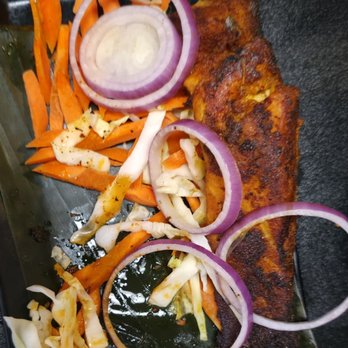 Namaste India Palace - Fish fry (sorry it was so good, my friend couldn't wait) - Wine Bars Near Me - Midlothian, Virginia