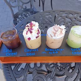 Mix and match coffee and matcha Mix and match coffee and matcha