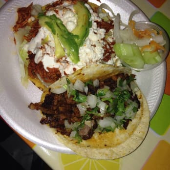 Taqueria Noa Noa - Awesome tacos! Tacos are regular tortilla size and filled with lots of meat!!!! - Mexican Near Me - Maywood, California