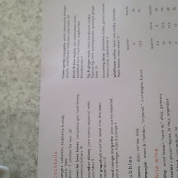 Wildflower - Awesome cocktail menu - New American Near Me - Tucson, Arizona Wildflower - Awesome cocktail menu - New American Near Me - Tucson, Arizona