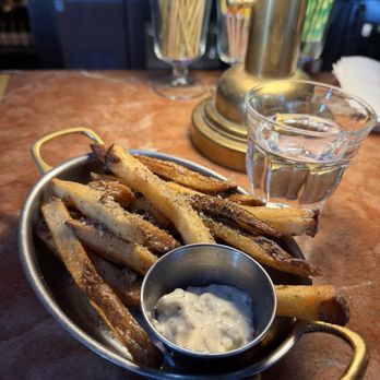 Corsica Wine Bar - Cacio e Pepe Fries - Wine Bars Near Me - Denver, Colorado