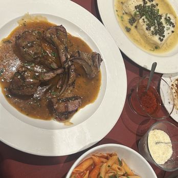 Barolo Cafe - Day specials: Chilean Sea Bass, Lamb Chops - both come with pasta side, choice of white (garlic/olive oil) or red sauce (marinara) - Italian Near Me - Tustin, California Barolo Cafe - Day specials: Chilean Sea Bass, Lamb Chops - both come with pasta side, choice of white (garlic/olive oil) or red sauce (marinara) - Italian Near Me - Tustin, California