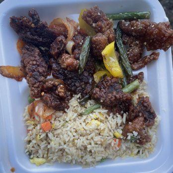 Panda Express - Beijing beef and honey chicken - Chinese Near Me - Branson, Missouri