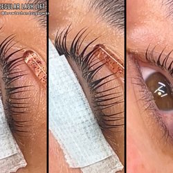 Beautifully lifted natural lashes.