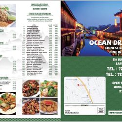 Ocean Dragon - Menu