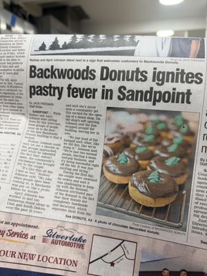 Menu photo 2 Backwoods Donuts Sandpoint, ID Menu photo 2 Backwoods Donuts Sandpoint, ID