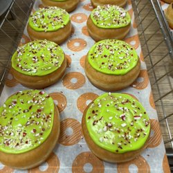 Dunkin' - Limited time peppermint filled, and topped donut