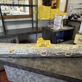 The Yeller Sub - How big do you want your sandwich - Sandwiches Near Me - Albuquerque, New Mexico