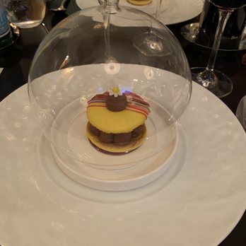 Goosefoot - Macaroon chocolate filled with cassis - New American Near Me - Chicago, Illinois
