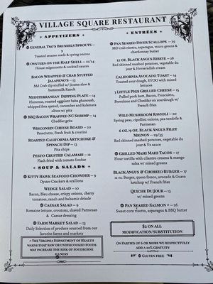 Menu photo 6 Village Square Winchester, VA