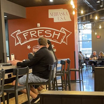 Charred Burger + Bar - Bar area - Burgers Near Me - Lincoln, Nebraska