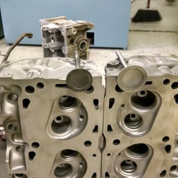 WTF? Rebuilt engine rtrnd w/ mismatched heads.4 engines to rebuilt 3 w had major problems like this. Do reviews matter? Pix=1000 words WTF? Rebuilt engine rtrnd w/ mismatched heads.4 engines to rebuilt 3 w had major problems like this. Do reviews matter? Pix=1000 words