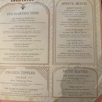 Pinky's By Vanderpump - Cocktail Bars Near Me - Las Vegas, Nevada