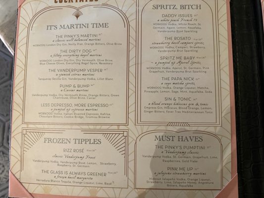 Menu photo 3 Pinky's By Vanderpump Las Vegas, NV