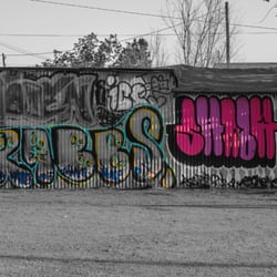 Peace Out - Graffiti Wall