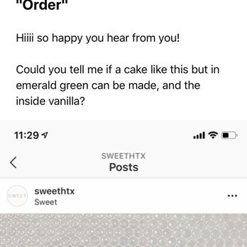 SWEET - Me responding with my customization same day a few minutes after her invoice email - Coffee & Tea Near Me - Houston, Texas SWEET - Me responding with my customization same day a few minutes after her invoice email - Coffee & Tea Near Me - Houston, Texas