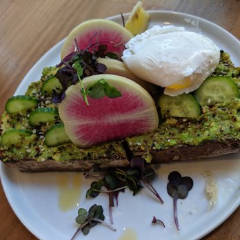 Better Buzz Coffee Hillcrest - Avocado toast with cucumber/watermelon radish tombstones - Coffee & Tea Near Me - San Diego, California Better Buzz Coffee Hillcrest - Avocado toast with cucumber/watermelon radish tombstones - Coffee & Tea Near Me - San Diego, California