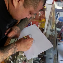 Tatoo Israel - Oso stenciling