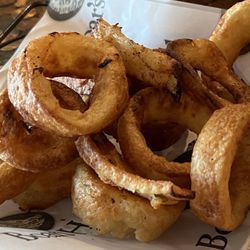 Lucky Bernie's Woodstock - Onions rings, done just right.