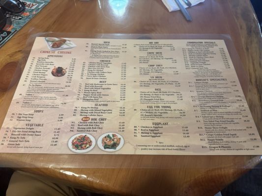 Menu photo 2 Bonsai's Restaurant Manchester, NH Menu photo 2 Bonsai's Restaurant Manchester, NH