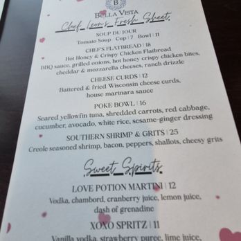 Bella Vista - This week's Chef's specials - Lounges Near Me - Sun City West, Arizona