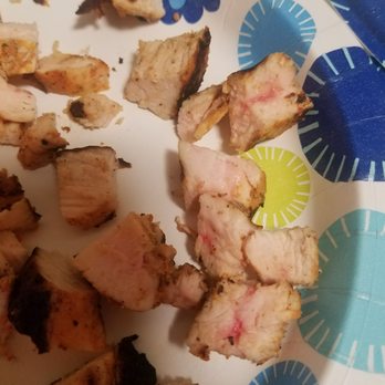 Chevys Fresh Mex - Bought 2 salads both full of raw chicken - Mexican Near Me - Arlington, Virginia
