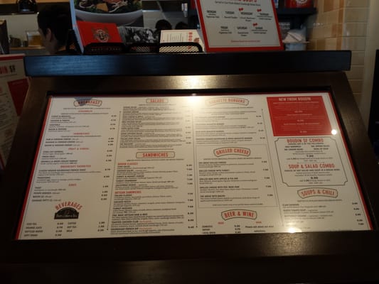 Menu photo 8 Boudin SF San Jose, CA