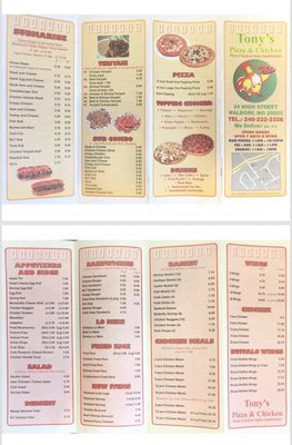 Menu photo 3 Tony's Pizza & Chicken Waldorf, MD Menu photo 3 Tony's Pizza & Chicken Waldorf, MD
