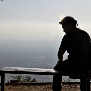 Henninger Flats Campground - just a photo of me sitting at the top - Hiking Near Me - Altadena, California Henninger Flats Campground - just a photo of me sitting at the top - Hiking Near Me - Altadena, California