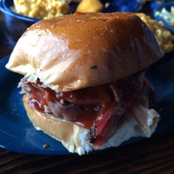 Dinosaur Bar-B-Que - Pulled pork sandwich. Good indeed! - Barbeque Near Me - Troy, New York