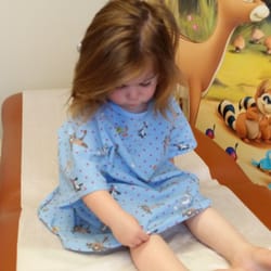 Columbia Basin Pediatrics - Well child check.... kids get to wear a cute gown!