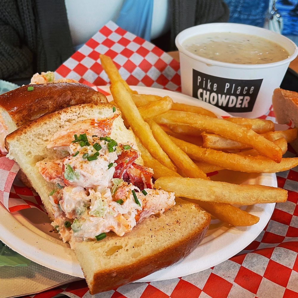 Pike Place Chowder - Pacific Place - New England Clam Chowder Maine Lobster Roll - Seafood Near Me - Seattle, Washington Pike Place Chowder - Pacific Place - New England Clam Chowder Maine Lobster Roll - Seafood Near Me - Seattle, Washington