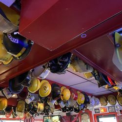 The Firehouse Tavern - Firefighter decor - love it! So thankful!
