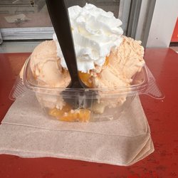 Double Scoop Ice Cream - Peach Ice Cream & Milkshakes