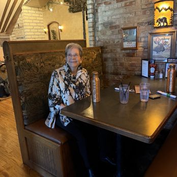 Good Company - My wife, sitting and anxiously awaiting our wonderful poppyseed salads - American Near Me - Appleton, Wisconsin Good Company - My wife, sitting and anxiously awaiting our wonderful poppyseed salads - American Near Me - Appleton, Wisconsin
