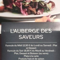 L'Auberge des Saveurs - Business card