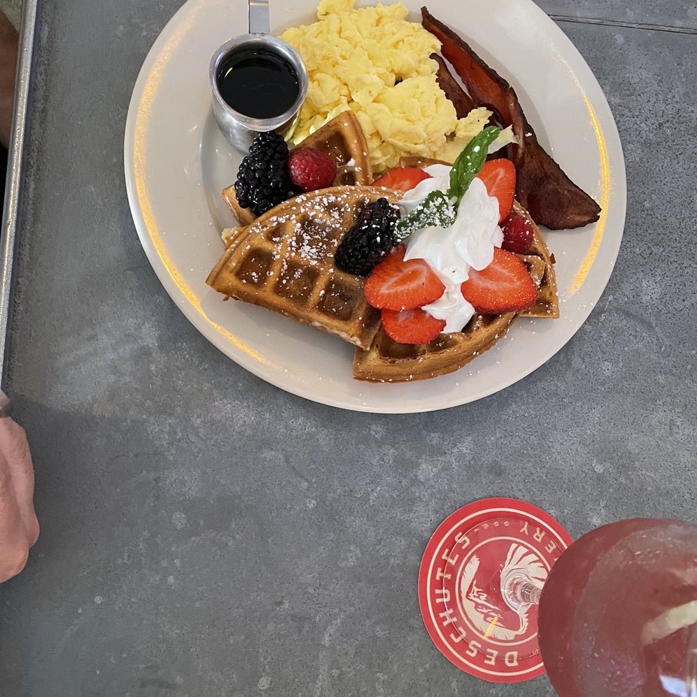 Turn 12 - Bacon Waffles - American Near Me - Monterey, California Turn 12 - Bacon Waffles - American Near Me - Monterey, California